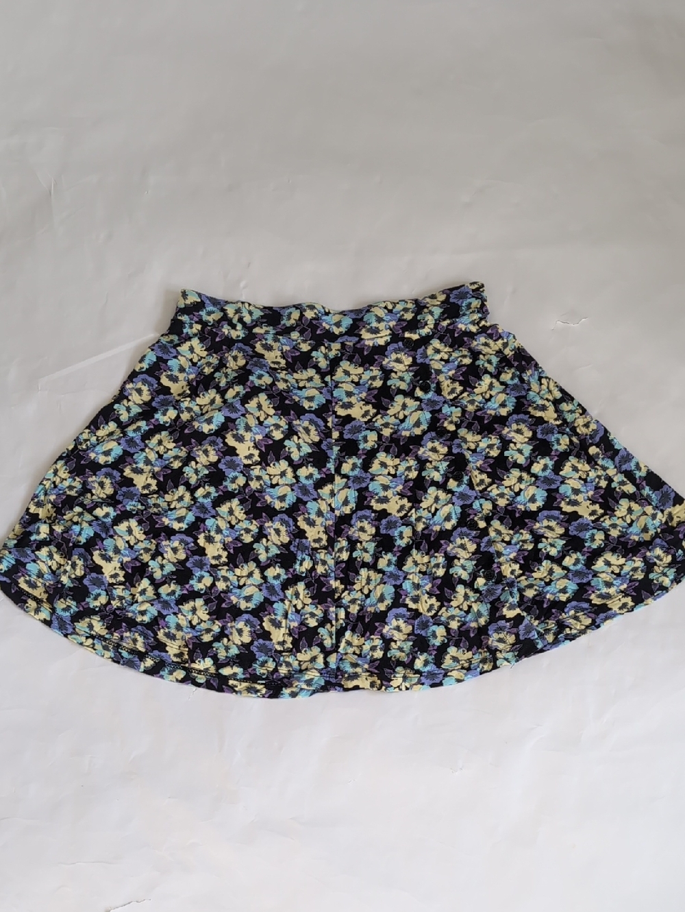 American Eagle Outfitters Elastic Waist Floral Circle Skirt - OS